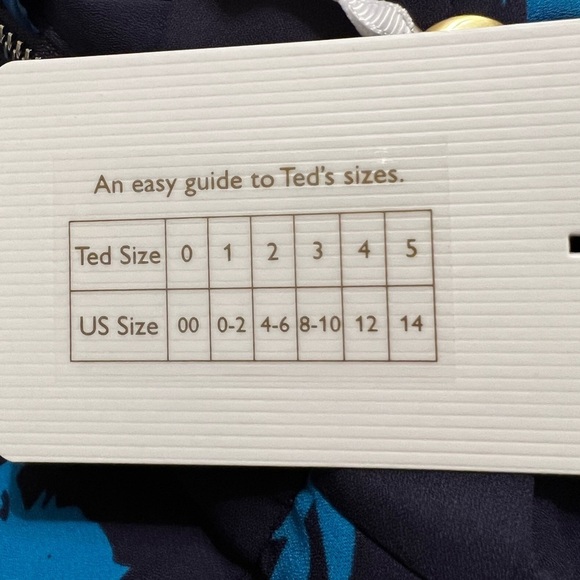 NWT Ted Baker London Selaah Bluebell Slit MIDI Skirt size 6 (Ted size 2) - Picture 7 of 13